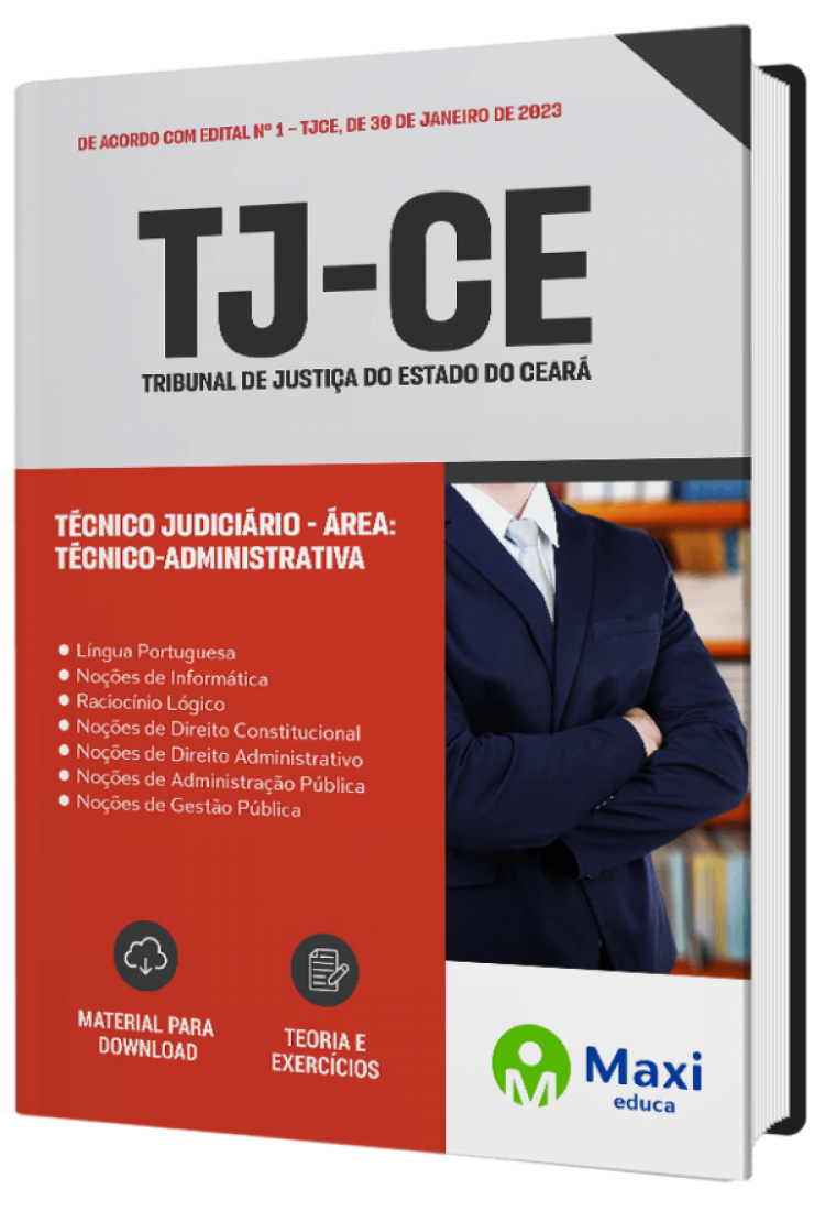 - Apostila TJ-CE 2023 Técnico Judiciário – Área: Técnico-Administrativa