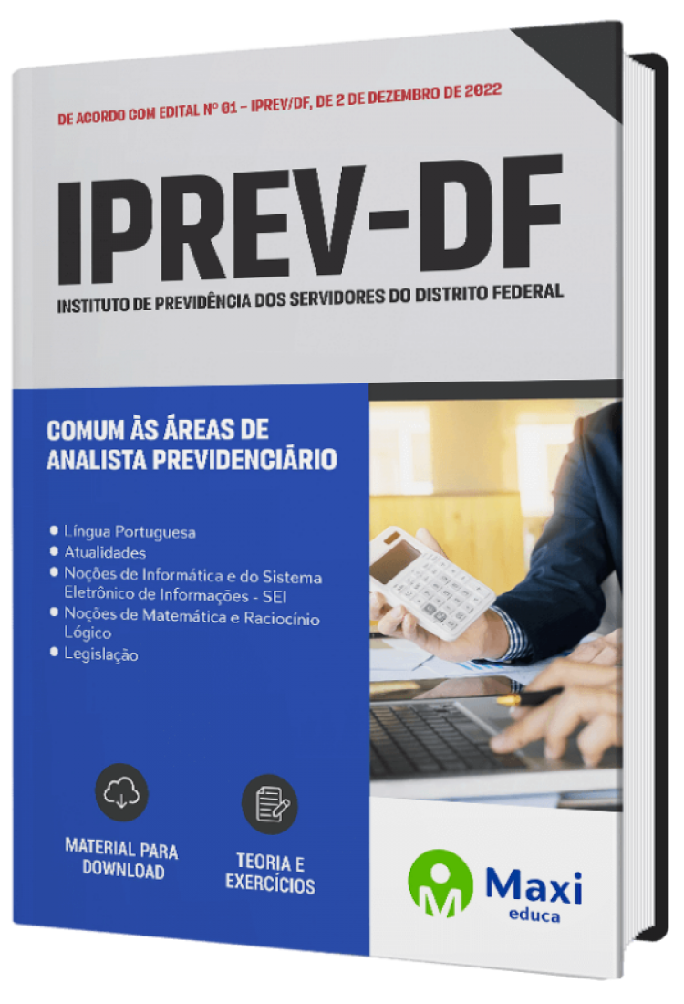 - Apostila IPREV-DF 2023 Comum às áreas de Analista Previdenciário