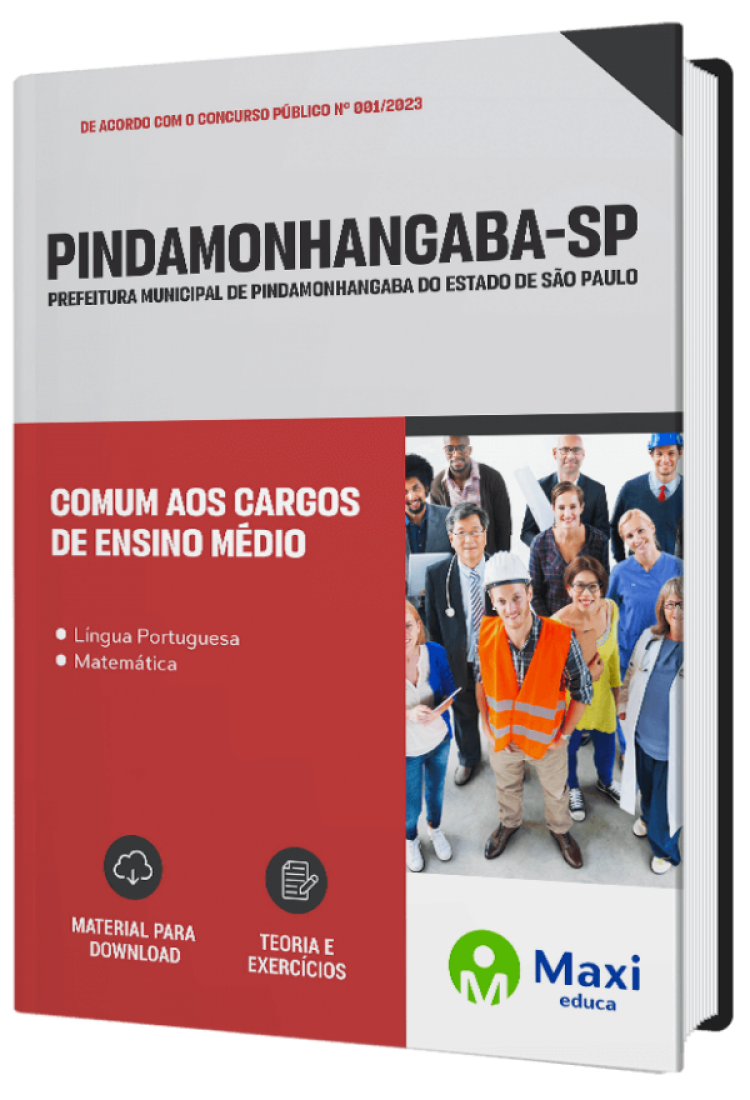 - Apostila Prefeitura de Pindamonhangaba - SP 2023 Comum aos cargos de Ensino Médio