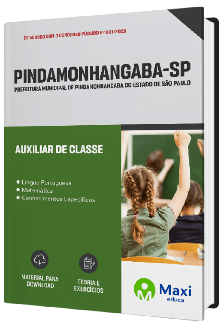 - Apostila Prefeitura de Pindamonhangaba - SP 2023 Auxiliar de Classe