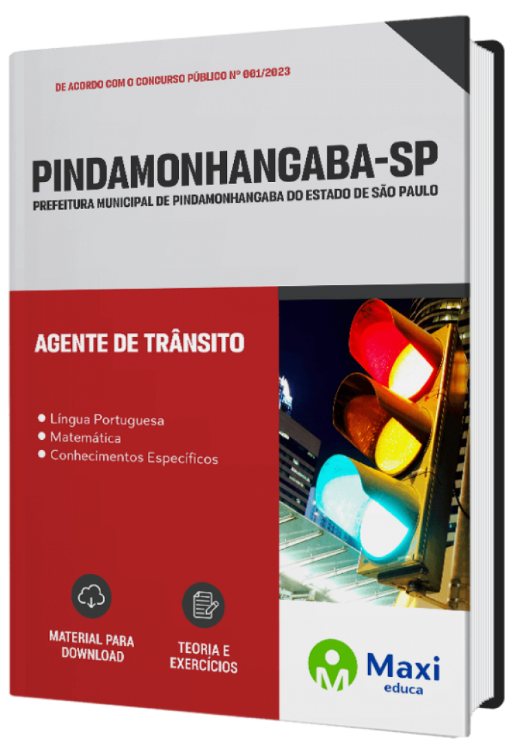 - Apostila Prefeitura de Pindamonhangaba - SP 2023 Agente de Trânsito