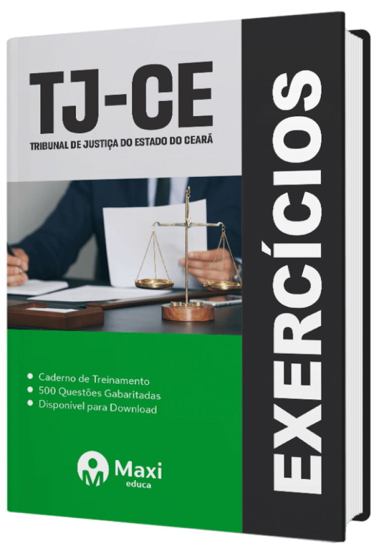 - Caderno de Questões TJ-CE Praticando 500 questões Gabaritadas