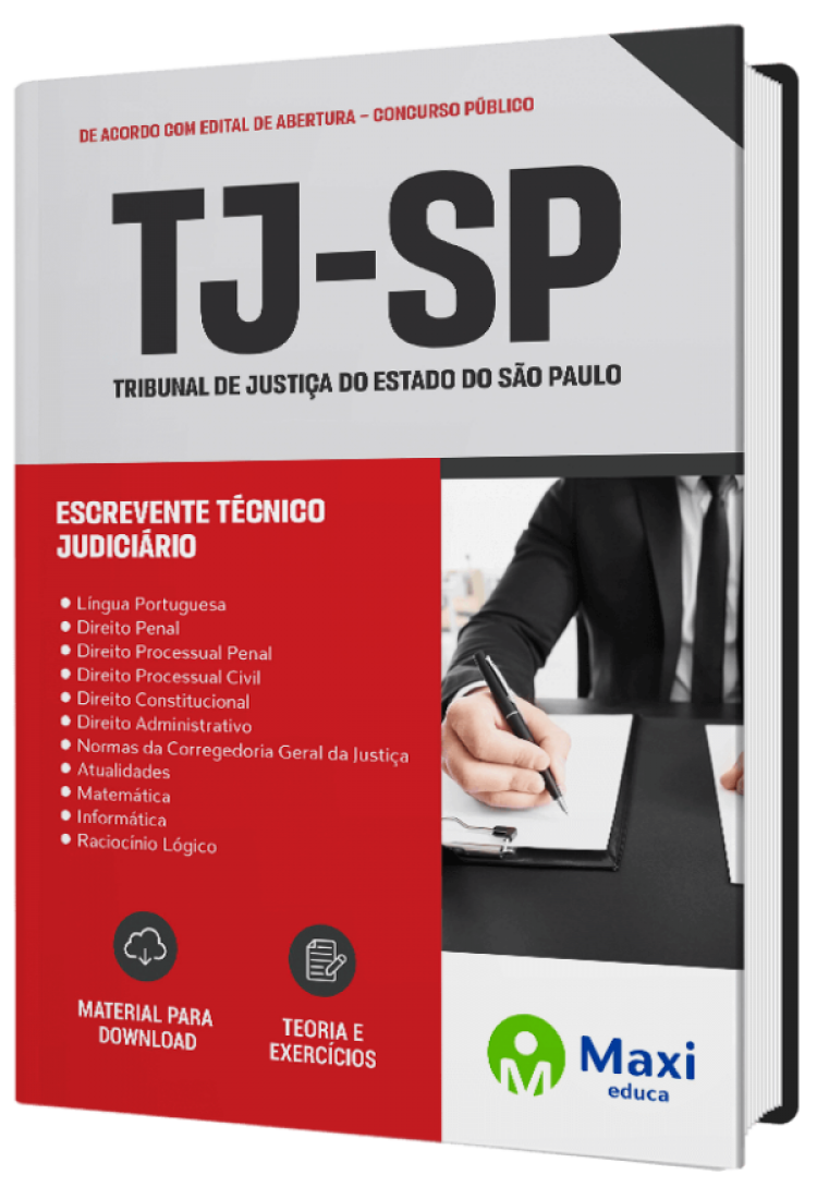 - Apostila TJ-SP 2023 Escrevente Técnico Judiciário