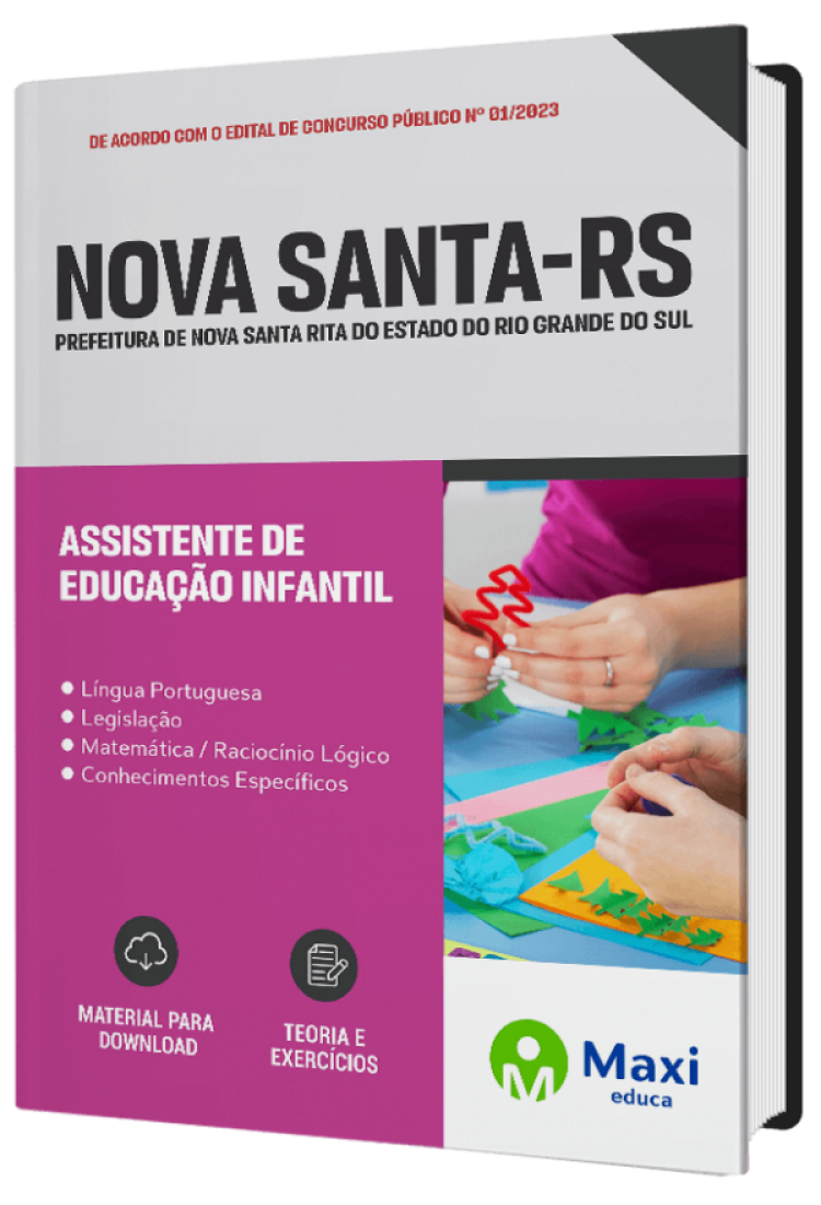 - Apostila Prefeitura de Nova Santa Rita - RS Assistente De Educação Infantil