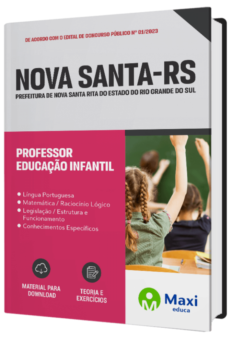 - Apostila Prefeitura de Nova Santa Rita - RS Professor Educação Infantil