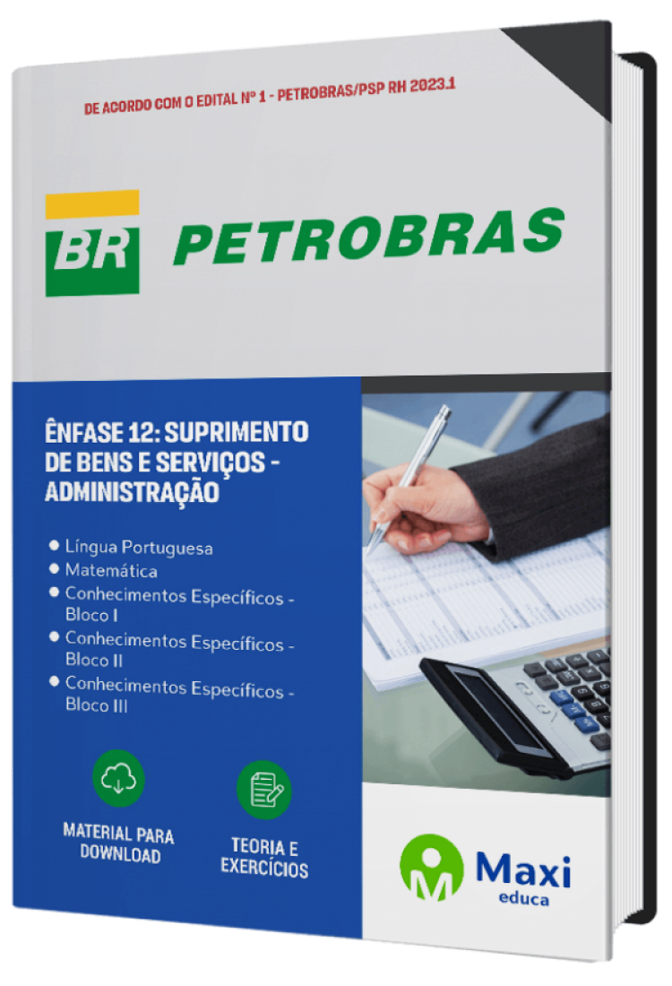 - Apostila PETROBRAS 2023 Ênfase 12: Suprimento de Bens e Serviços - Administração