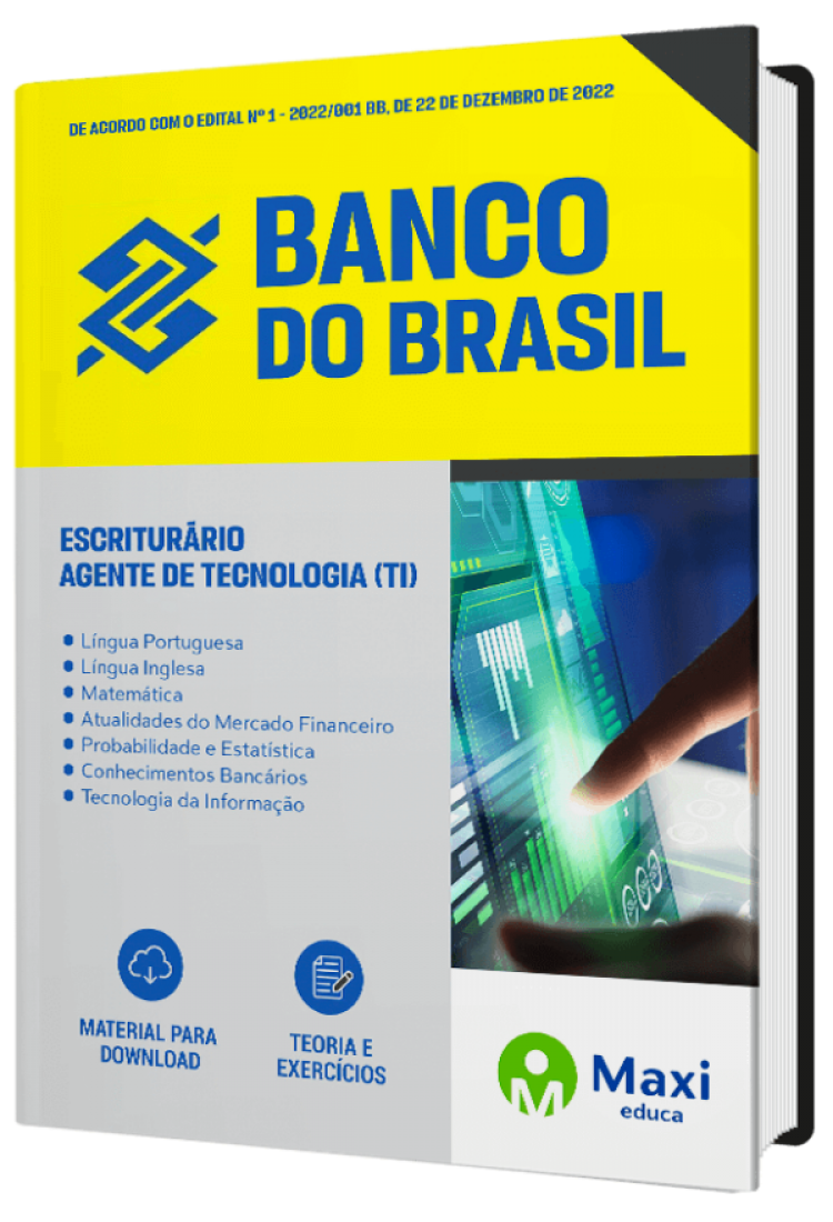 - Apostila Banco do Brasil - BB 2023 Escriturário - Agente de Tecnologia