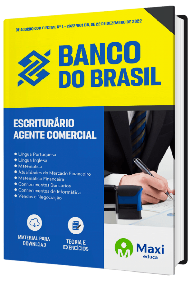 - Apostila Banco do Brasil - BB 2023 Escriturário - Agente Comercial