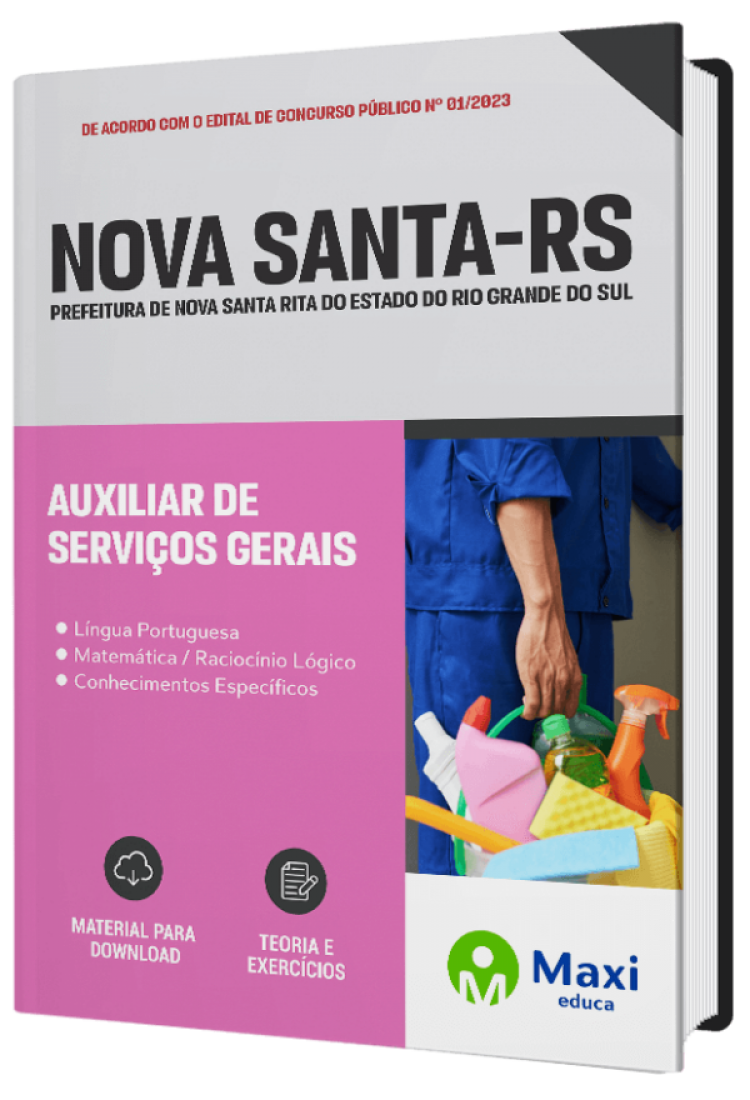 - Apostila Prefeitura de Nova Santa Rita - RS Auxiliar De Serviços Gerais