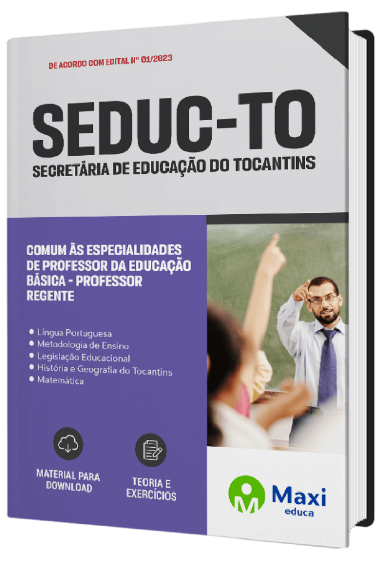 - Apostila SEDUC-TO 2023 Comum às especialidades de Professor da Educação Básica - Professor Regente