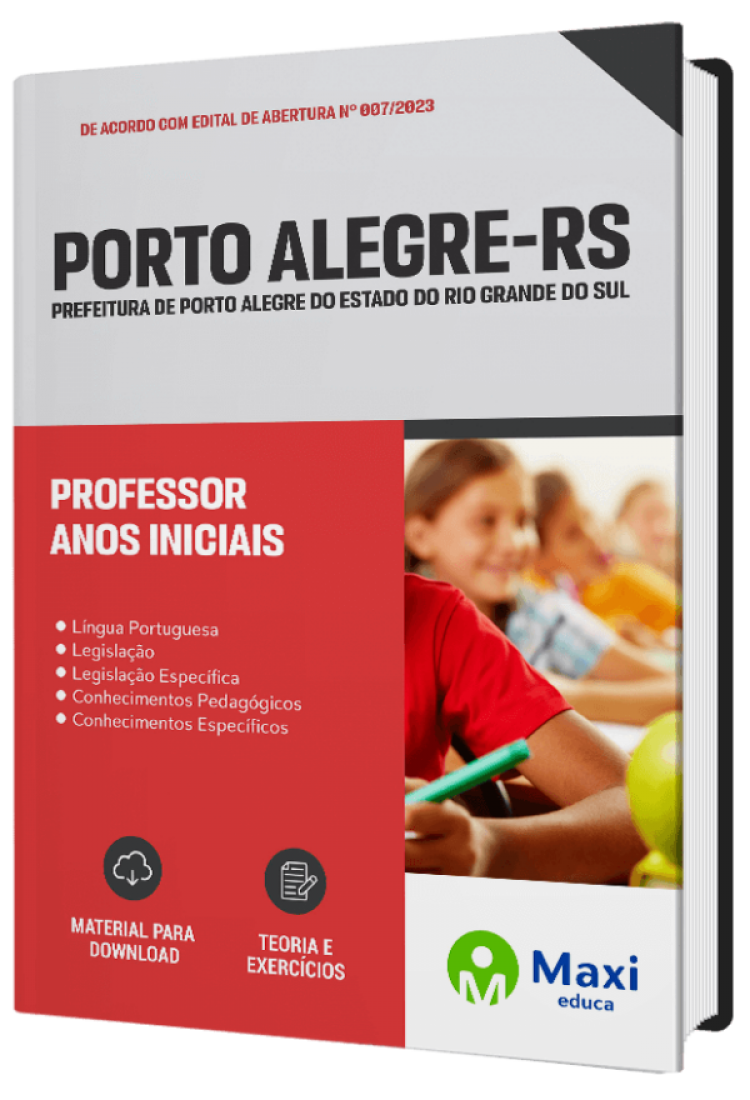 - Apostila Prefeitura de Porto Alegre-RS 2023 Professor - Anos Iniciais