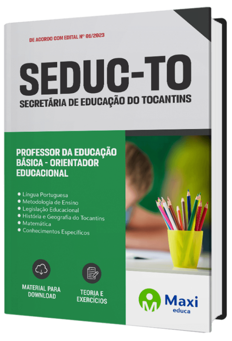 - Apostila SEDUC-TO 2023 Professor da Educação Básica - Orientador Educacional