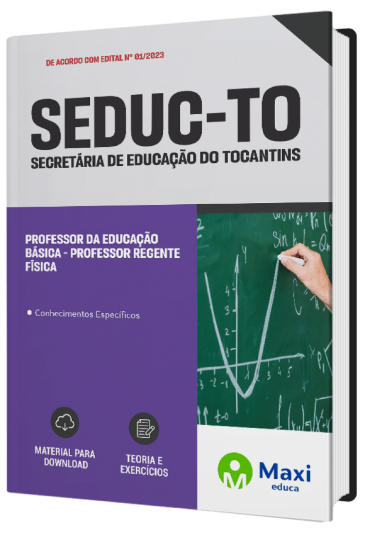 - Apostila SEDUC-TO 2023 Professor da Educação Básica - Professor Regente - Física