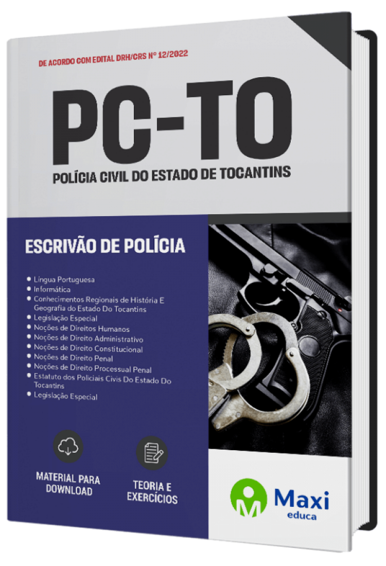 - Apostila Preparatória PC-TO 2023 Escrivão de Polícia