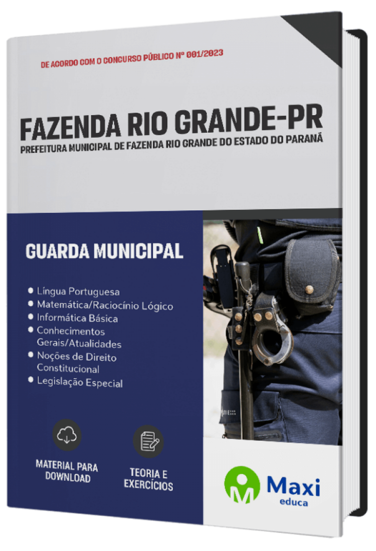 - Apostila Prefeitura de Fazenda Rio Grande - PR 2023 Guarda Municipal
