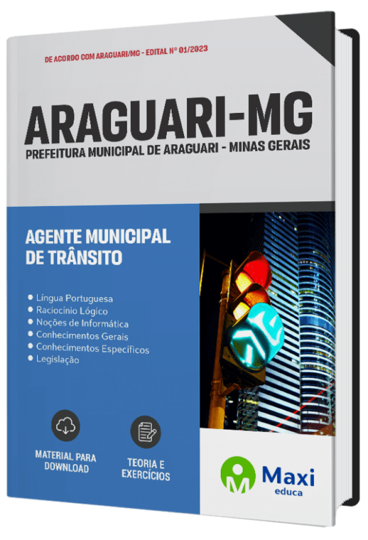 - Apostila Prefeitura de Araguari - MG 2023 Agente Municipal de Trânsito