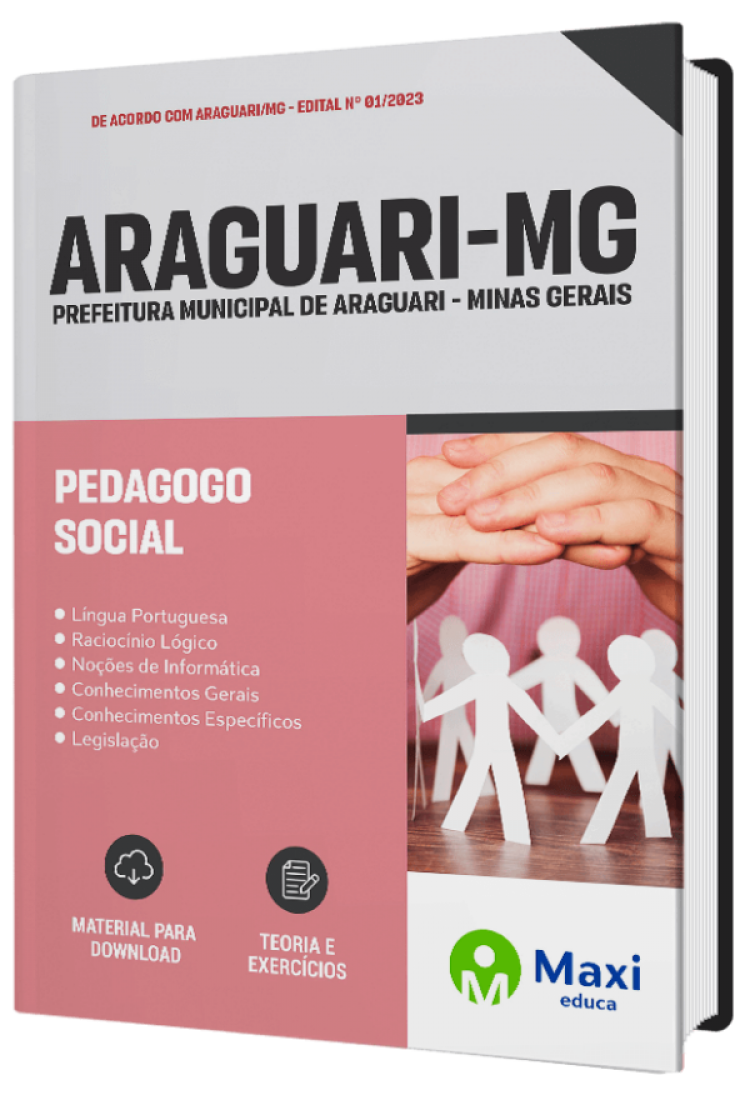 - Apostila Prefeitura de Araguari - MG 2023 Pedagogo Social