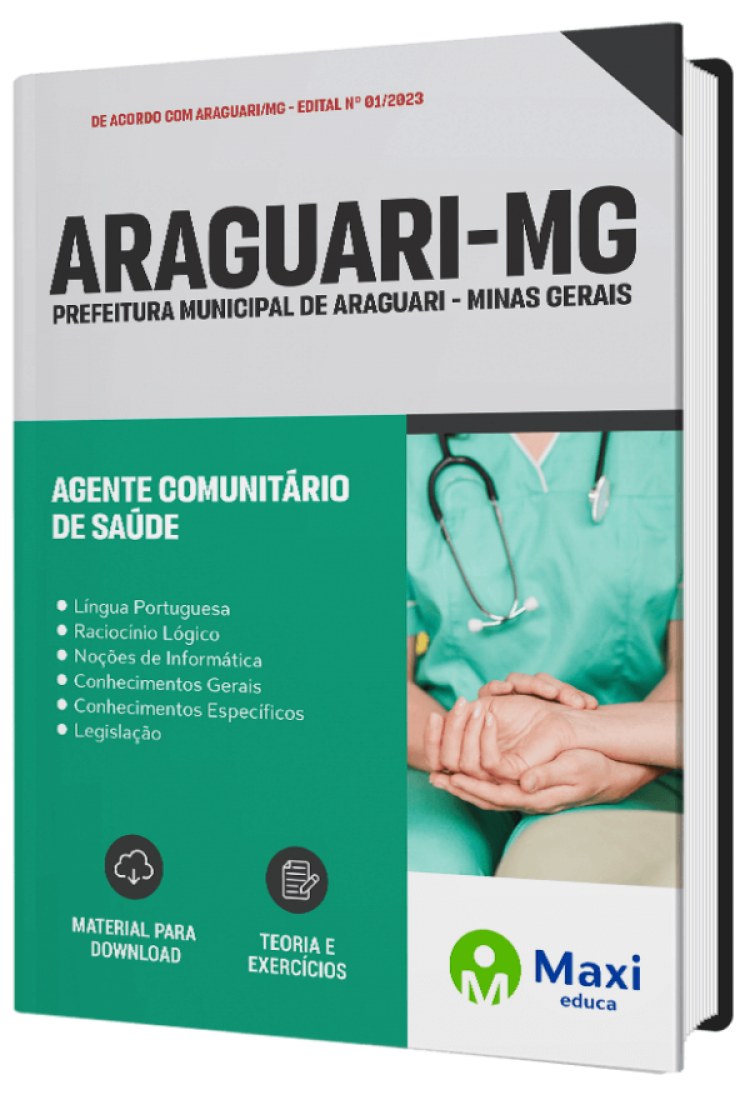 - Apostila Prefeitura de Araguari - MG 2023 Agente Comunitário de Saúde