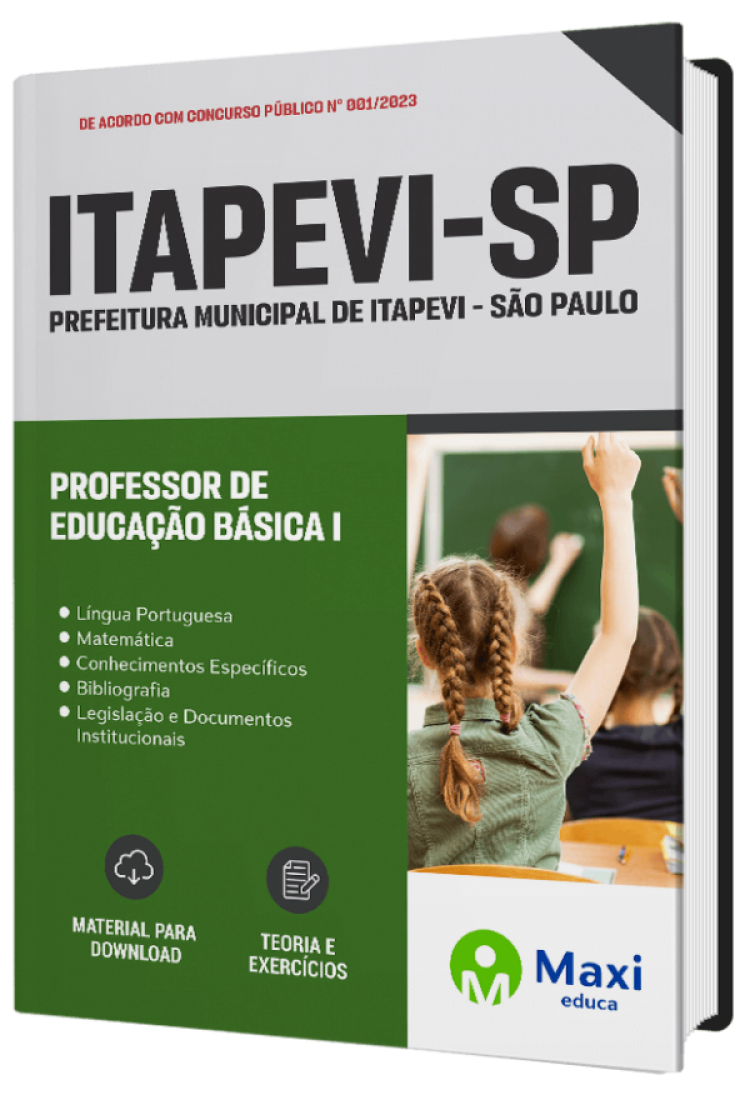 - Apostila Prefeitura de Itapevi - SP 2023 Professor de Educação Básica I