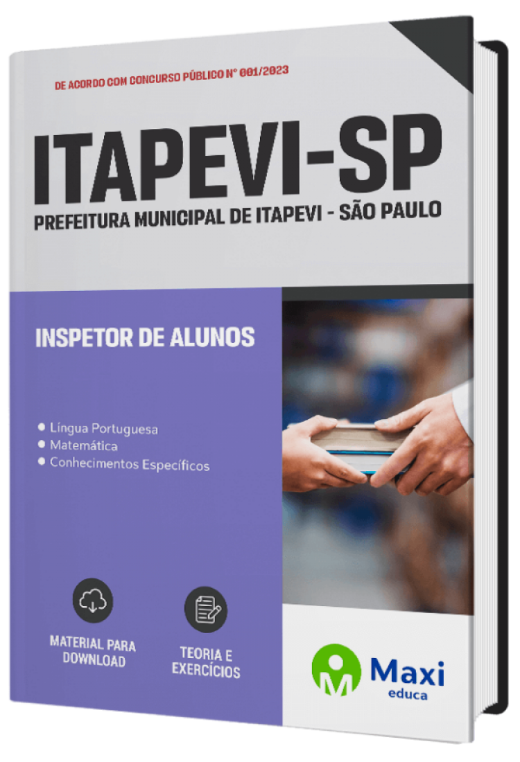 - Apostila Prefeitura de Itapevi - SP 2023 Inspetor de Alunos