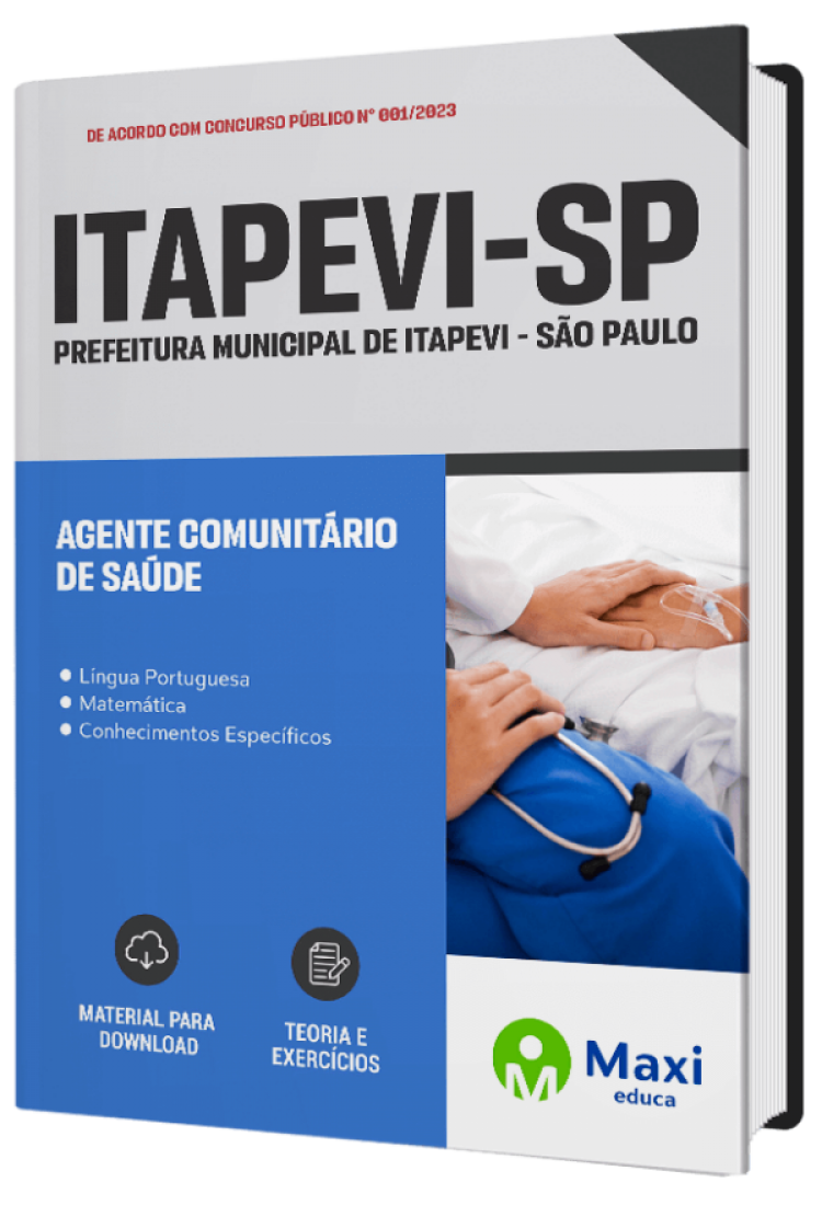 - Apostila Prefeitura de Itapevi - SP 2023 Agente Comunitário de Saúde