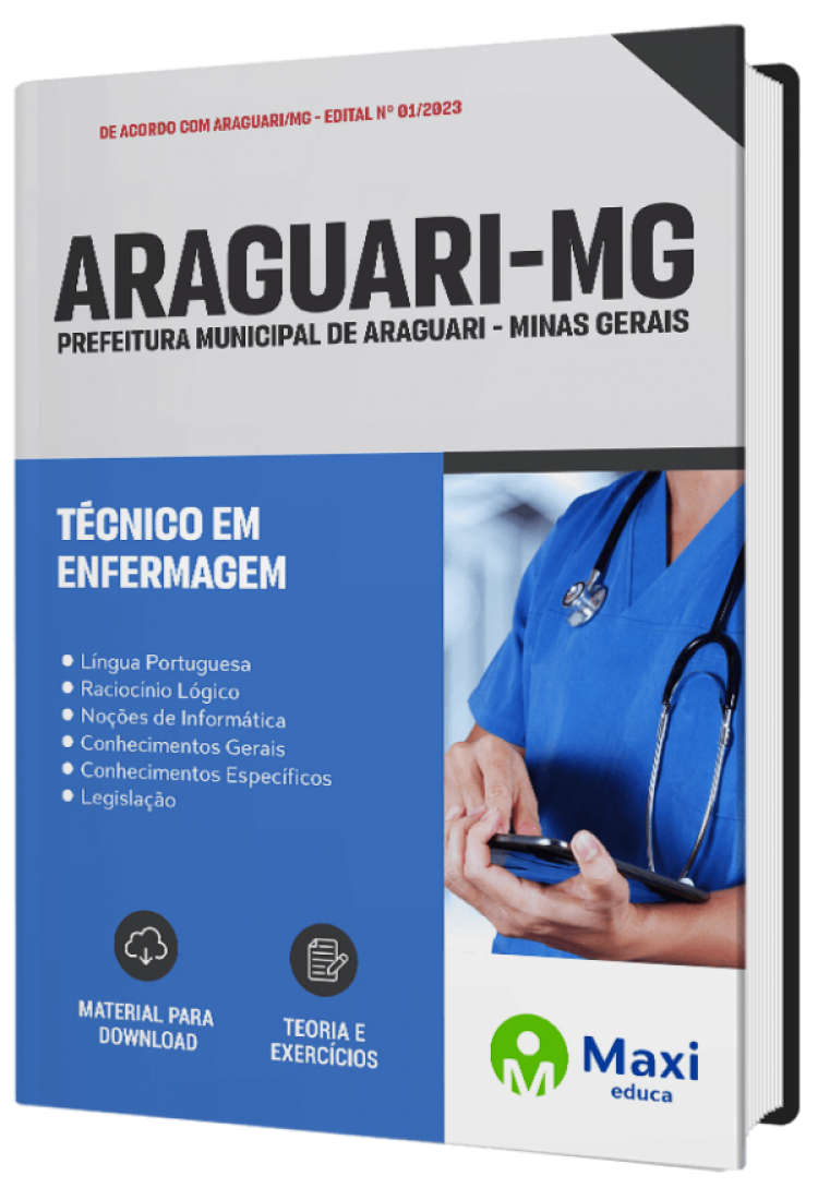 - Apostila Prefeitura de Araguari - MG 2023 Técnico em Enfermagem