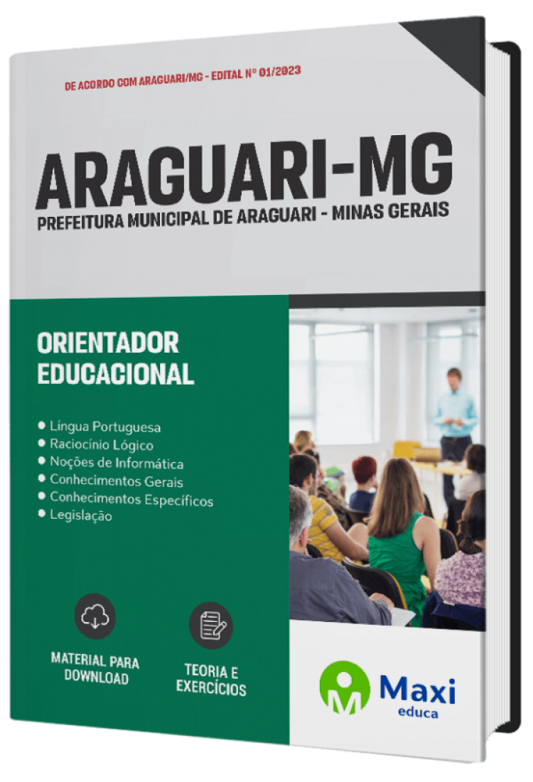 - Apostila Prefeitura de Araguari - MG 2023 Orientador Educacional