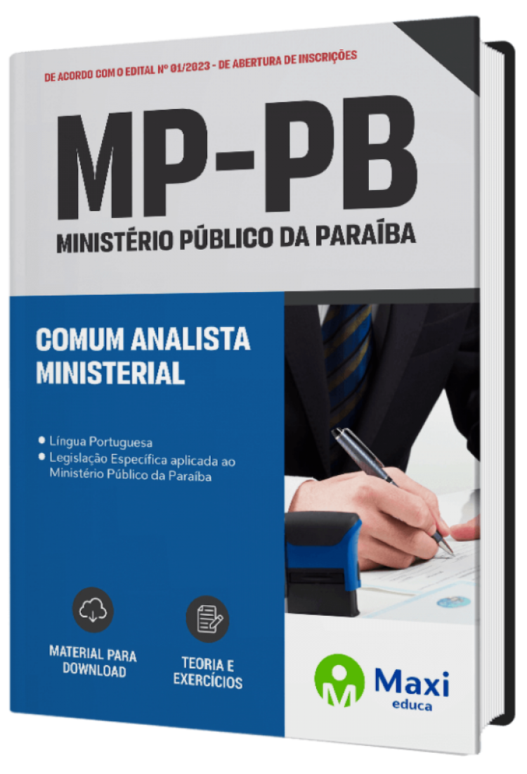 - Apostila MP-PB 2023 Comum Analista Ministerial