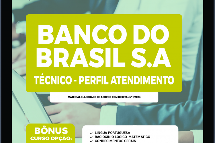 Baixar Apostila Banco Do Brasil Em PDF - Técnico - Perfil Atendimento 2023