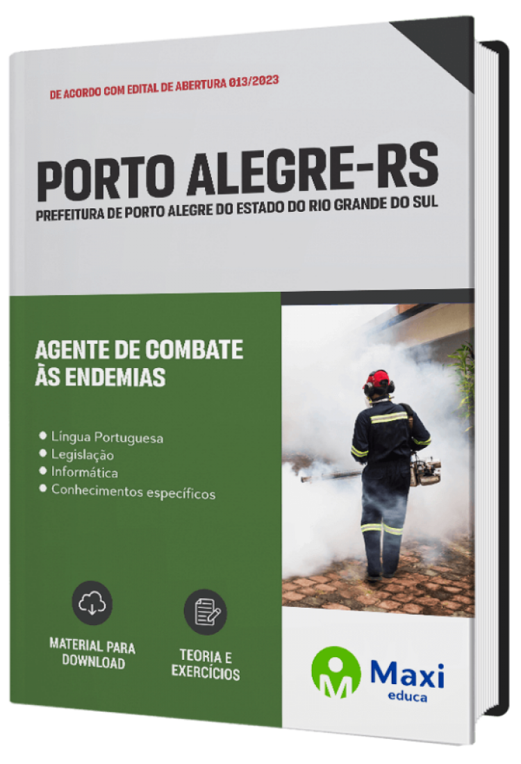 - Apostila Prefeitura de Porto Alegre-RS 2023 Agente de Combate às Endemias