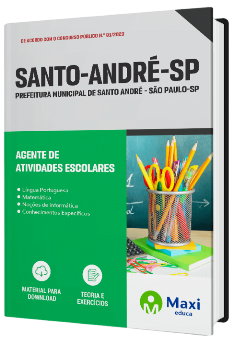 - Apostila Prefeitura de Santo André - SP Agente de Atividades Escolares