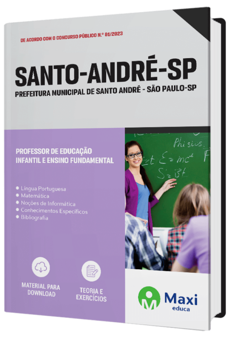 - Apostila Prefeitura de Santo André - SP Professor de Educação Infantil e Ensino Fundamental