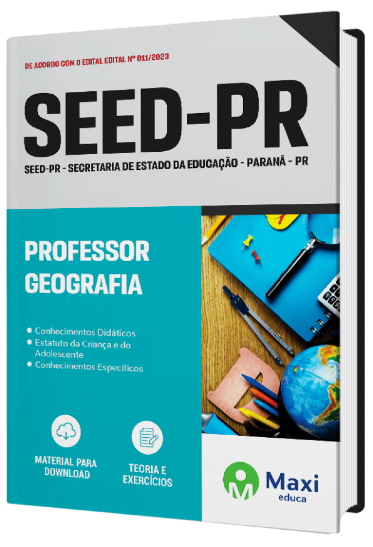 Baixar Apostila Seed Pr 2023 Professor Geografia 1380