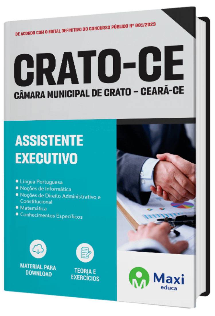 - Apostila Câmara de Crato - CE 2023  Assistente Executivo