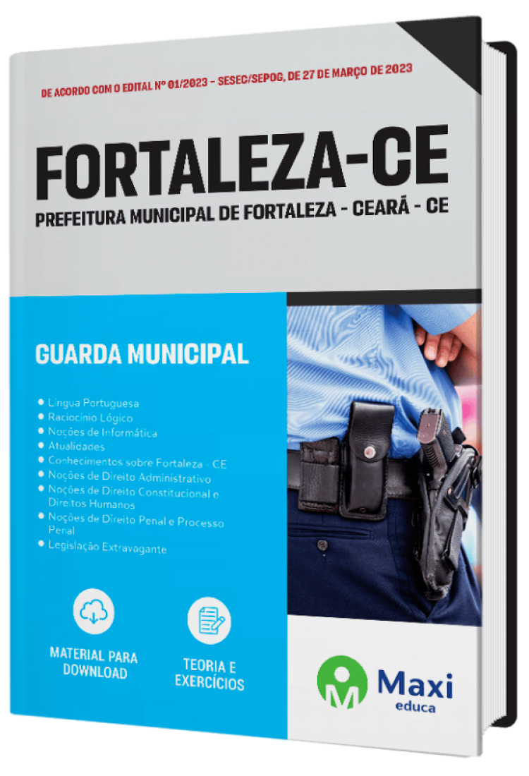 - Apostila Prefeitura de Fortaleza - CE 2023 Guarda Municipal