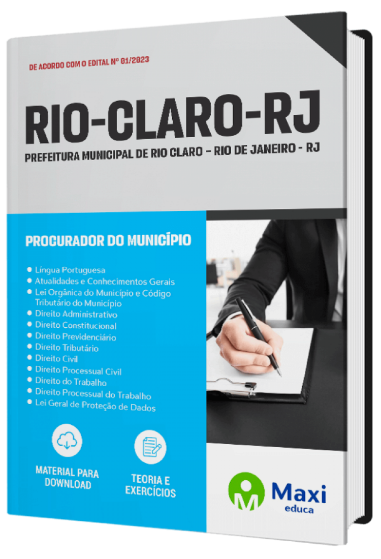 - Apostila Prefeitura de Rio Claro - RJ - 2023 Procurador do Município