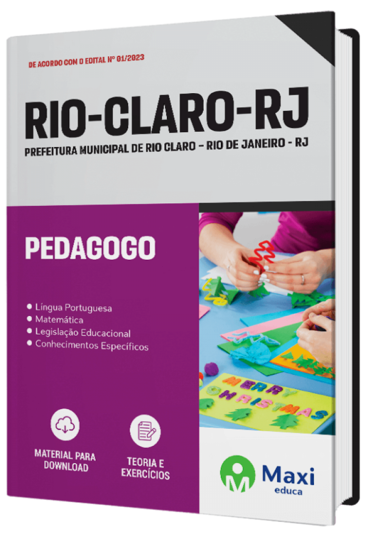 - Apostila Prefeitura de Rio Claro - RJ - 2023 Pedagogo