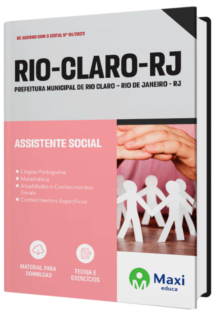 - Apostila Prefeitura de Rio Claro - RJ - 2023 Assistente Social