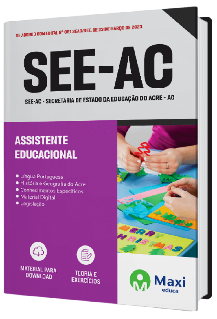 - Apostila SEE-AC 2023 Assistente Educacional