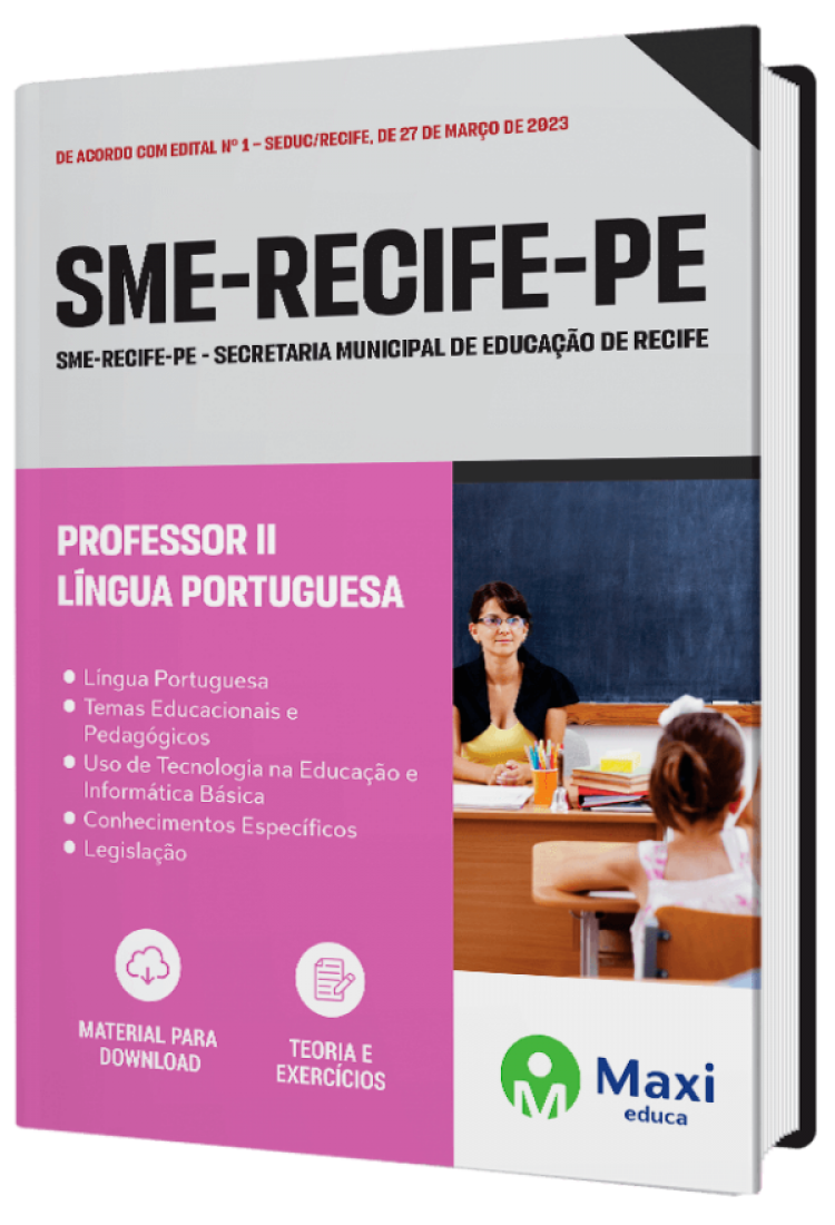 - Apostila SME-RECIFE-PE 2023 Professor II - Língua Portuguesa