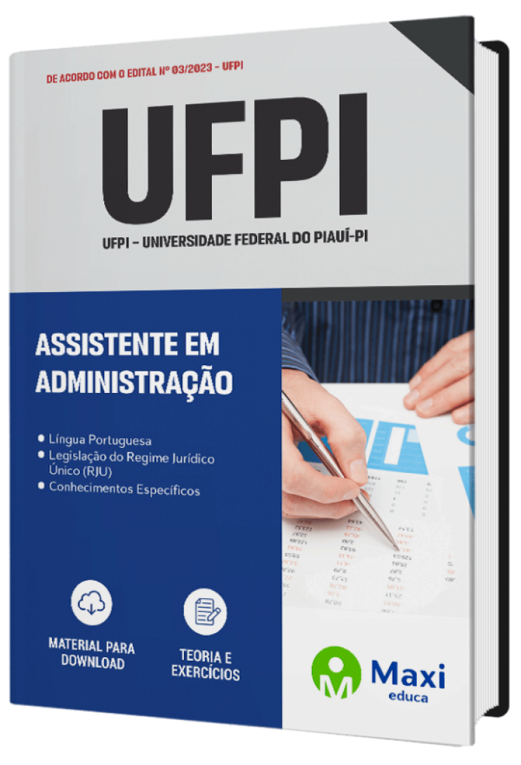 - Apostila UFPI 2023 Assistente em Administração