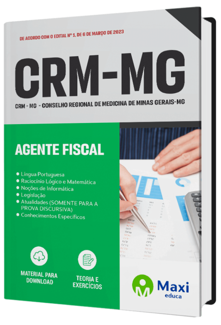 - Apostila CRM-MG - 2023 Agente Fiscal