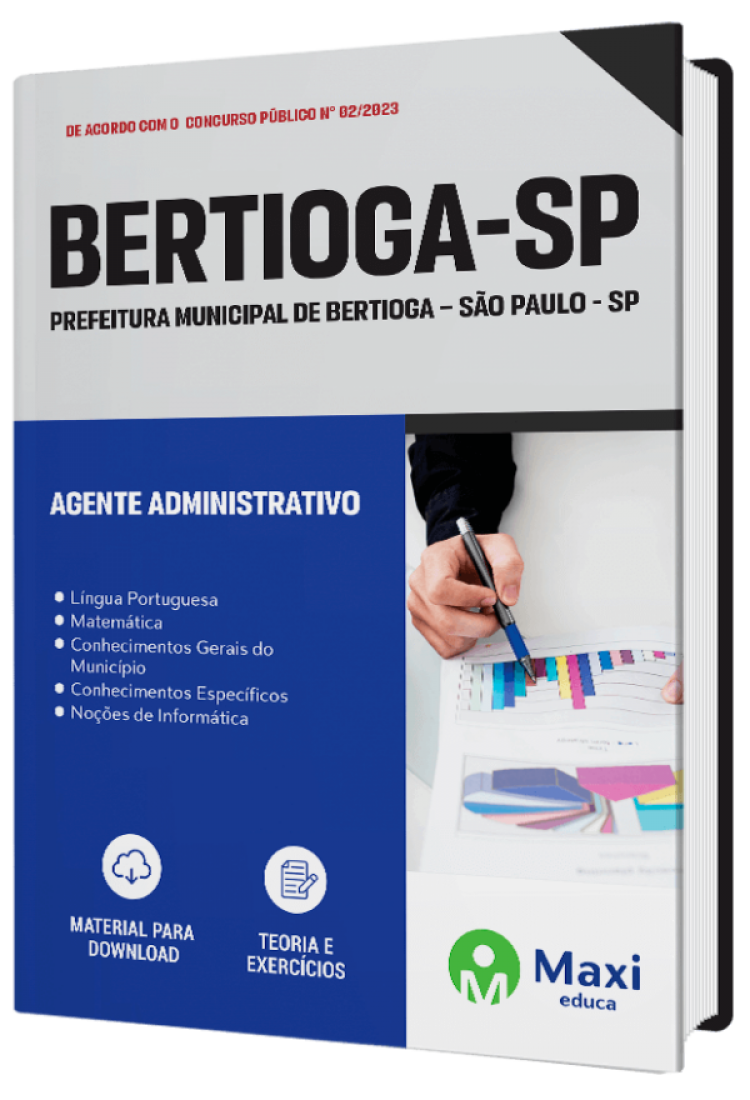 - Apostila Prefeitura de Bertioga-SP 2023 Agente Administrativo