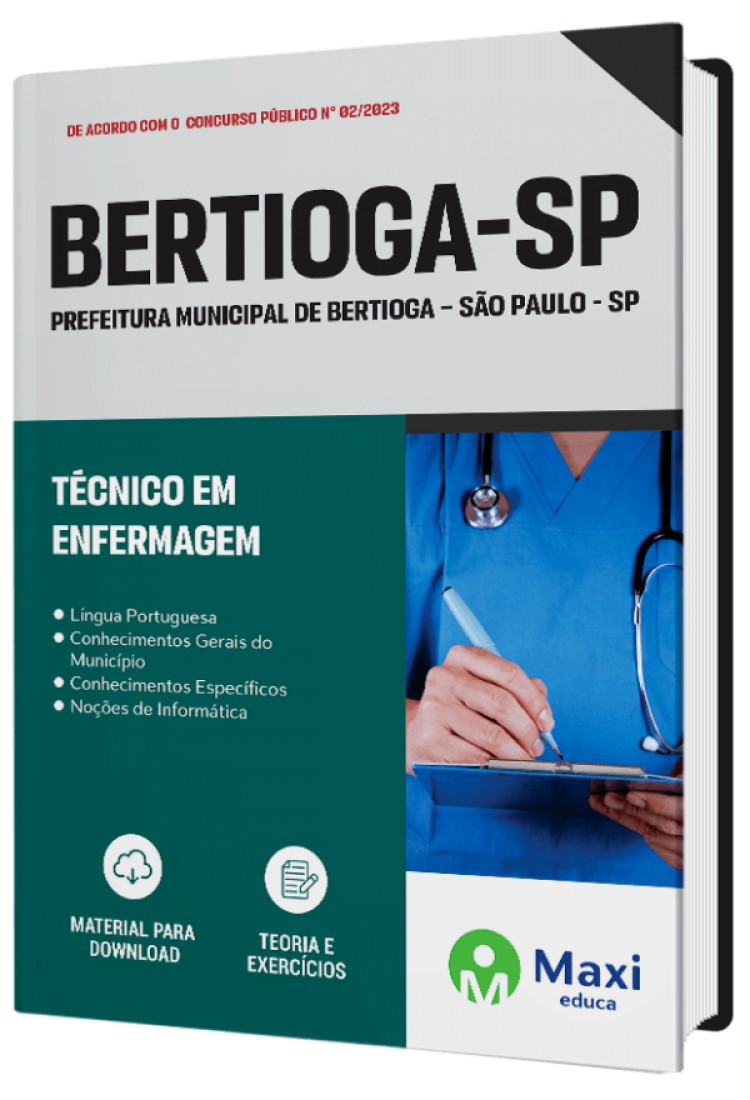 - Apostila Prefeitura de Bertioga-SP 2023 Técnico em Enfermagem