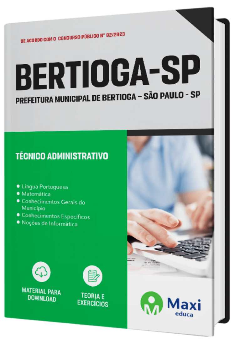 - Apostila Prefeitura de Bertioga-SP 2023 Técnico Administrativo