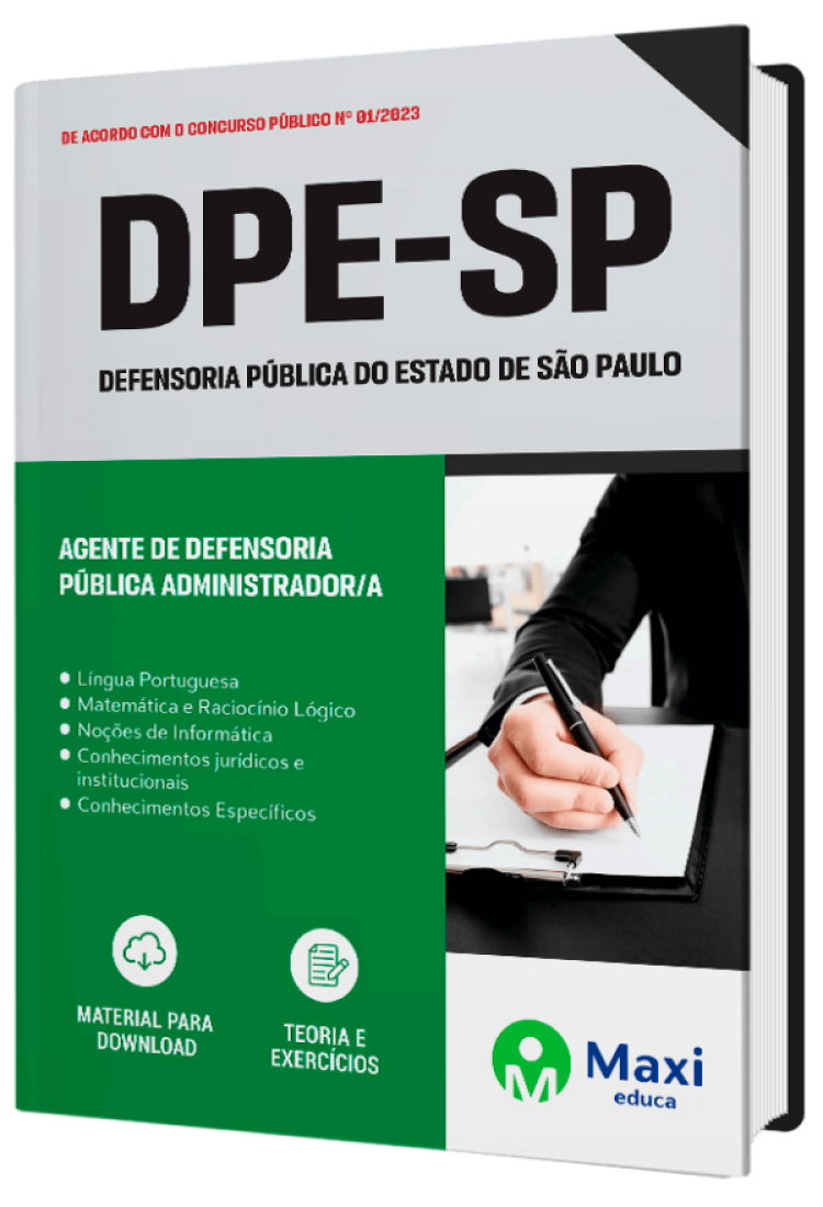 - Apostila DPE-SP 2023 Agente de Defensoria Pública - Administrador/a