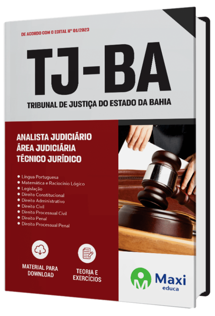 - Apostila TJ-BA 2023 Analista Judiciário - Área Judiciária - Técnico Jurídico