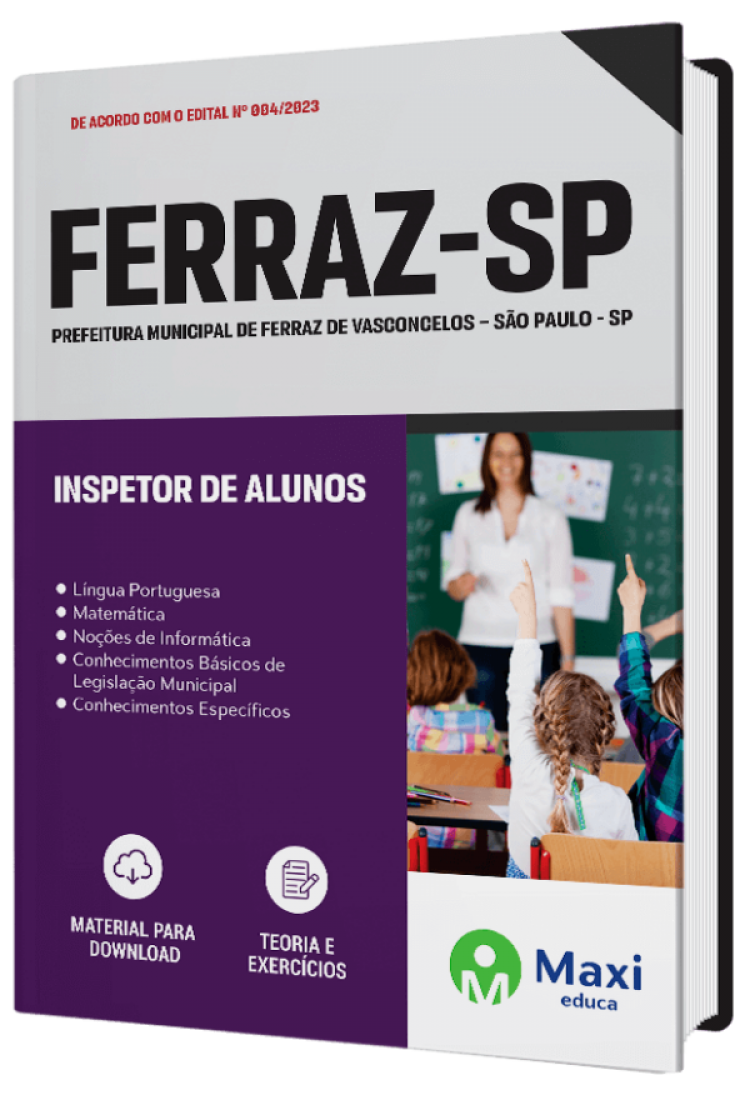 - Apostila Prefeitura de Ferraz de Vasconcelos - SP Inspetor de Alunos