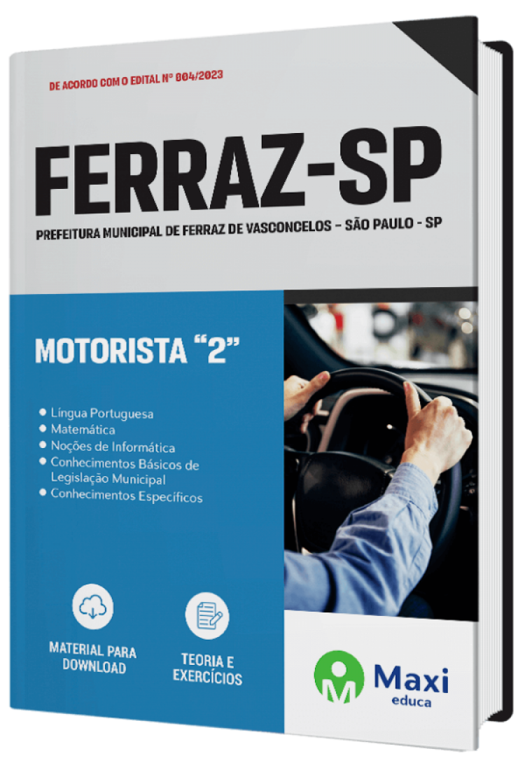 - Apostila Prefeitura de Ferraz de Vasconcelos - SP Motorista “2”