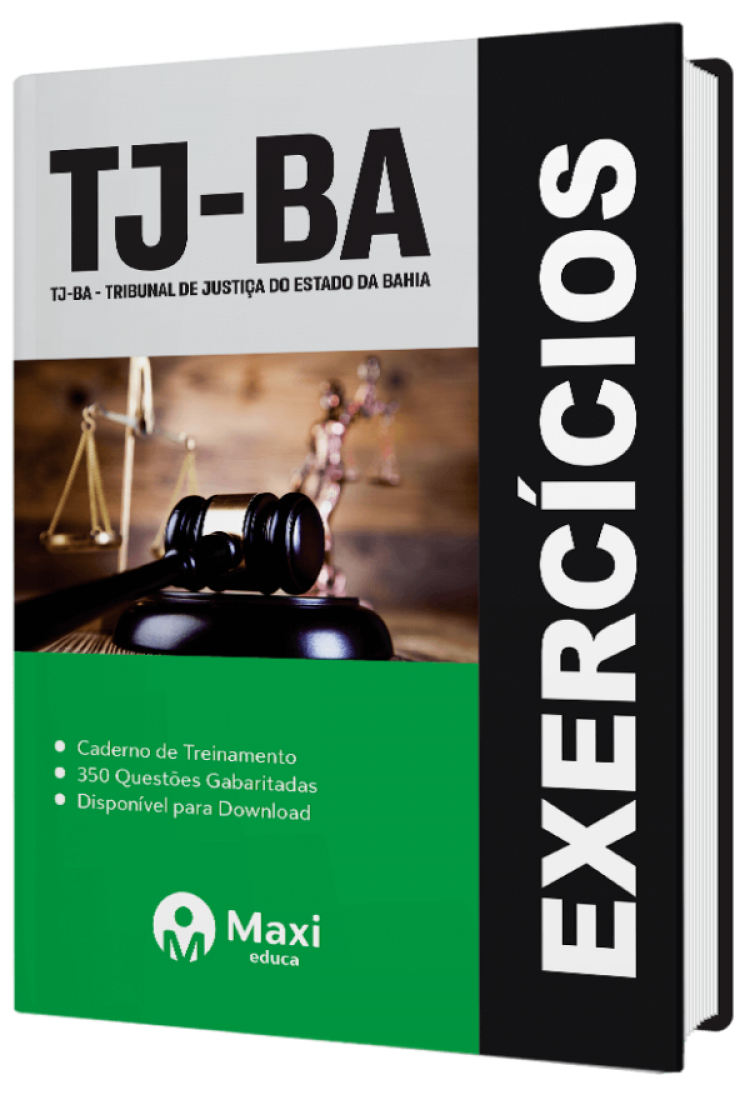 - Caderno de Questões TJ-BA 2023 350 questões gabaritadas - Praticando - Comum a todas as Especialidades de Analista Judiciário